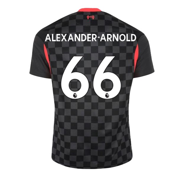 Maillot Football Liverpool NO.66 Arnold Third 2020-21 Noir